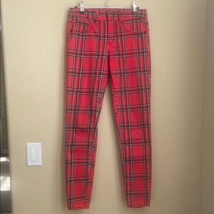 Wild Fable Red Plaid Pants
